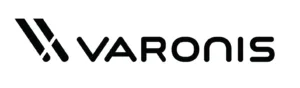 Cocha Technology and Varonis: The Varonis logo, featuring a minimalist black emblem of two slanted parallel lines followed by the brand name "VARONIS" in a bold, sans-serif all-caps font.
